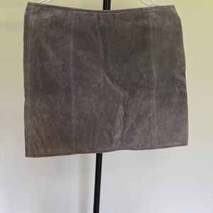 Blank NYC Suede Leather Skirt
